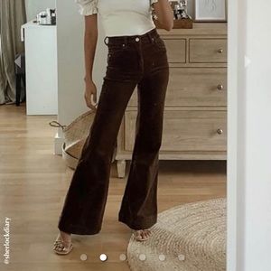 ROLLA’s Eastcoast Flare in Brown Corduroy